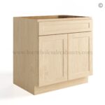Unfinished Shaker Sink Base Cabinet