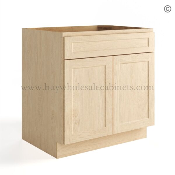 37 unfinished shaker closed sink base cabinet sb27