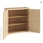 Unfinished Shaker 30"H Wall Cabinet Double Door - Image 2