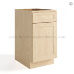 Unfinished Shaker Base Double Waste Basket Cabinet