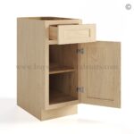 Unfinished Shaker Vanity Base Cabinet One Door/One Drawer - Image 2