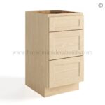 Unfinished Shaker Vanity Drawer Base Cabinet