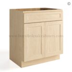 Unfinished Shaker Vanity Sink Base Cabinet