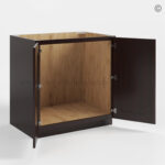 Shaker Espresso Shaker Base Cabinet – Full Height 2 Doors - Image 2
