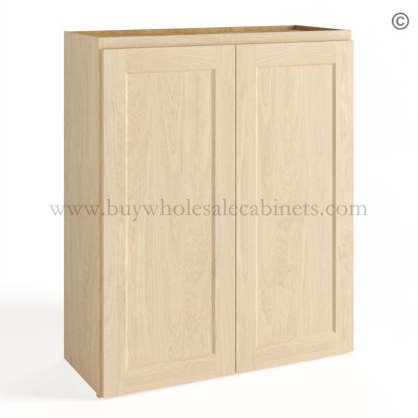 5 unfinished shaker closed 36 wall cabinet single door. w2736jpg