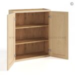 Unfinished Shaker 36"H Wall Cabinet Double Door - Image 2