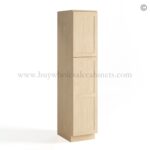 Unfinished Shaker 18" Pantry Cabinet Single Door
