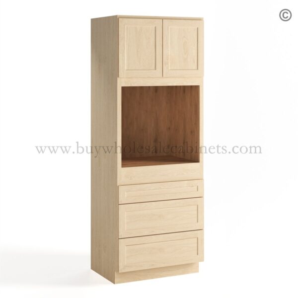 59 unfinished shaker open single oven cabinet oc33864s.jpg