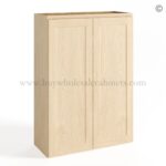 Unfinished Shaker 42"H Wall Cabinet Double Door
