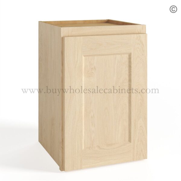 7 unfinished shaker closed 12 wall cabinet single door w1512