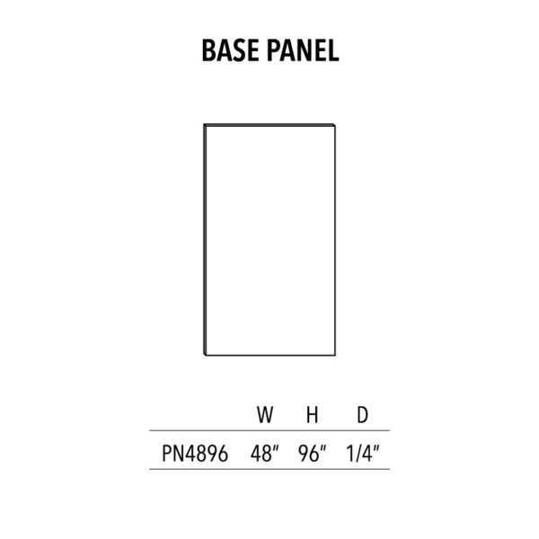 Unfinished Base Panel