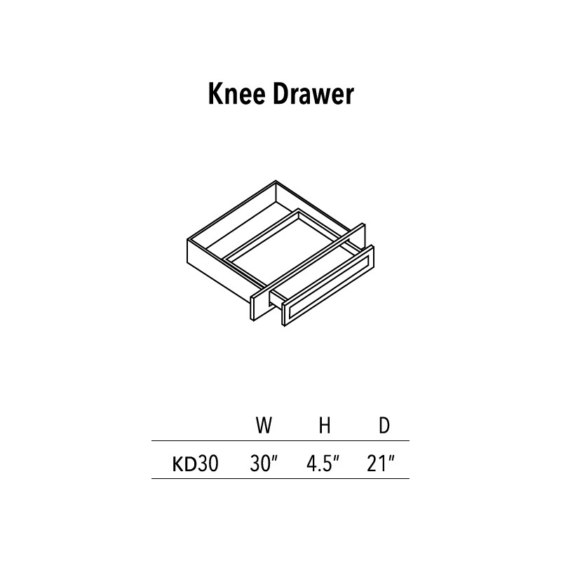 AVC Knee Drawer