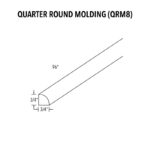 Unfinished Quarter Round Molding