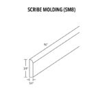 Unfinished Scribe Molding 96"