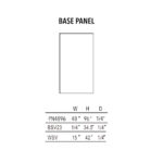 Unfinished Shaker Base Panel - Image 2