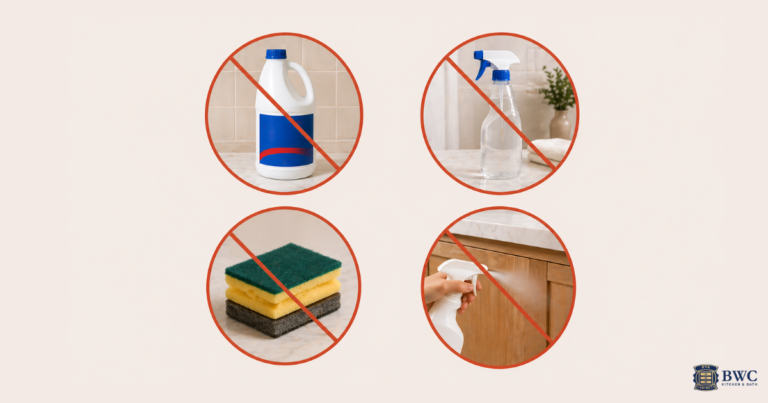 cleaning rta vanities