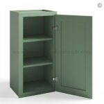 Jade Green Shaker 30" Wall Cabinet Single Door - Image 2