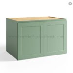 Jade Green Shaker  24" Refrigerator Wall Cabinet