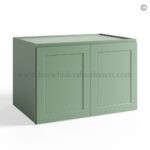 Jade Green Shaker  24" Refrigerator Wall Cabinet