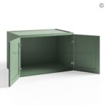 Jade Green Shaker  24" Refrigerator Wall Cabinet - Image 2
