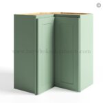 Jade Green Shaker 30"/36" Easy Reach Corner Wall Cabinet