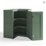 Jade Green Shaker 30"/36" Easy Reach Corner Wall Cabinet - Image 2