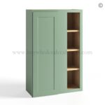 Jade Green Shaker 42" Wall Blind Corner Cabinet