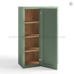 Jade Green Shaker 42" Wall Blind Corner Cabinet - Image 2