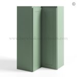 Jade Green Shaker 42" Easy Reach Corner Wall Cabinet