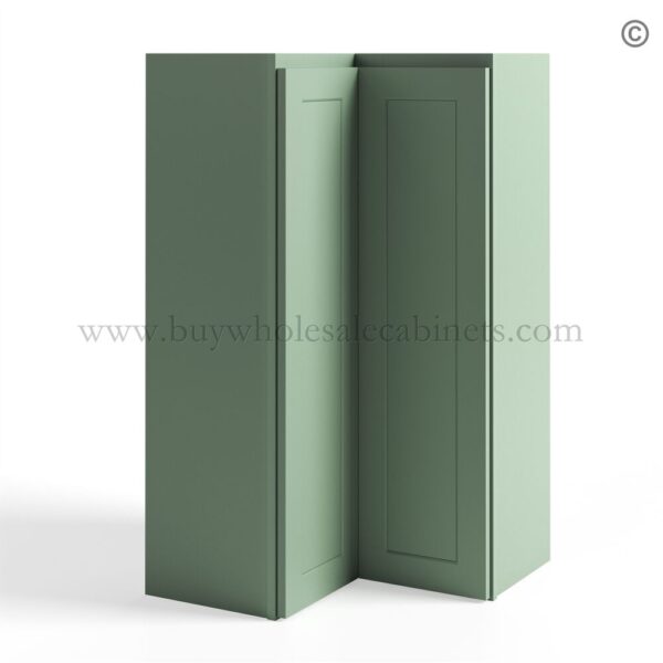 16 jade shaker closed 42 easy reach corner wall cabinet werc2442 1