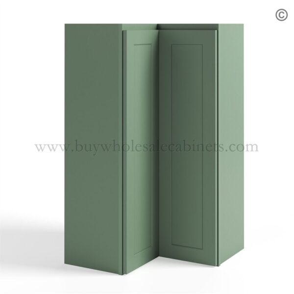 16 jade shaker closed 42 easy reach corner wall cabinet werc2442