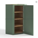 Jade Green Shaker Wall Diagonal Corner Cabinet - Image 2