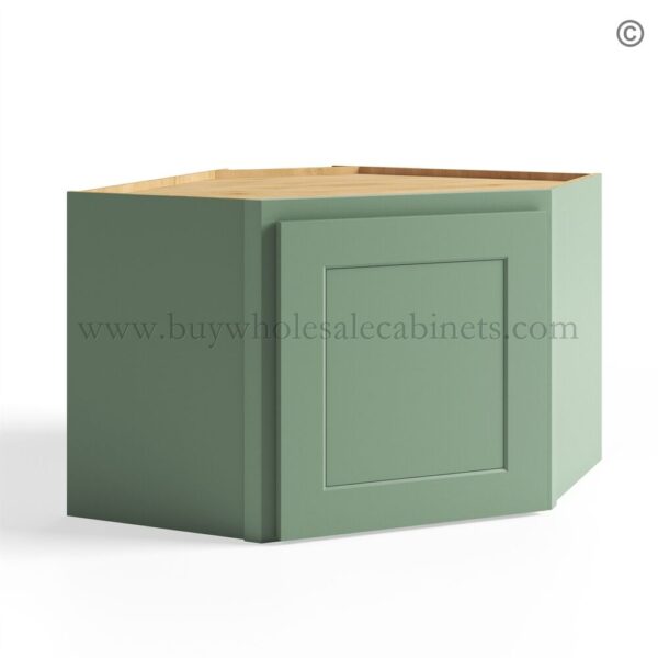 18 jade shaker closed 18 wall diagonal corner cabinet wdc2418 1