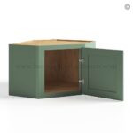 Jade Green Shaker Wall Diagonal Cabinet - Image 2