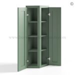 Jade Green Shaker 42 Wall End Cabinet - Image 2