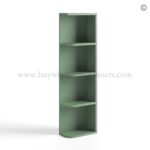 Jade Green Shaker 42 Wall Open End Shelf Cabinet