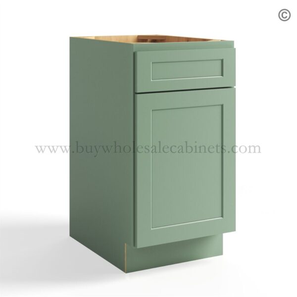 29 jade shaker closed base cabinet one door drawer b18 1