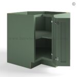 Jade Green Shaker Easy Reach Base Cabinet - Image 2