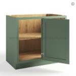 Jade Green Shaker Base Blind Corner Cabinet - Image 2