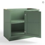 Jade Green Shaker Base Blind Corner Cabinet - Image 2