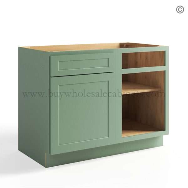 34 jade shaker closed base blind drawer corner cabinet bbc45 1