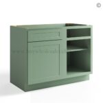 Jade Green Shaker Base Blind Corner Cabinet