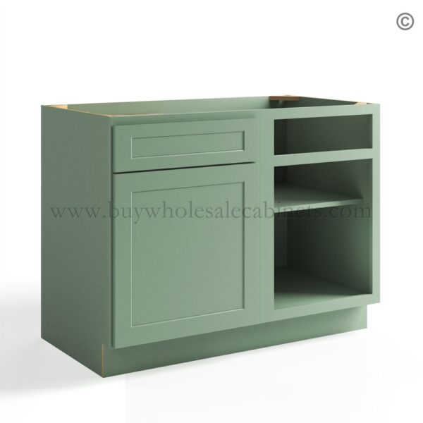34 jade shaker closed base blind drawer corner cabinet bbc45