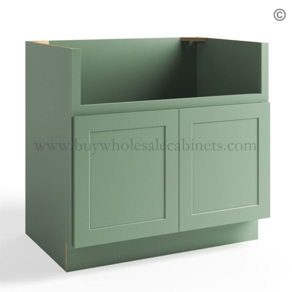 38 jade shaker closed fram sink base cabinet fsb36