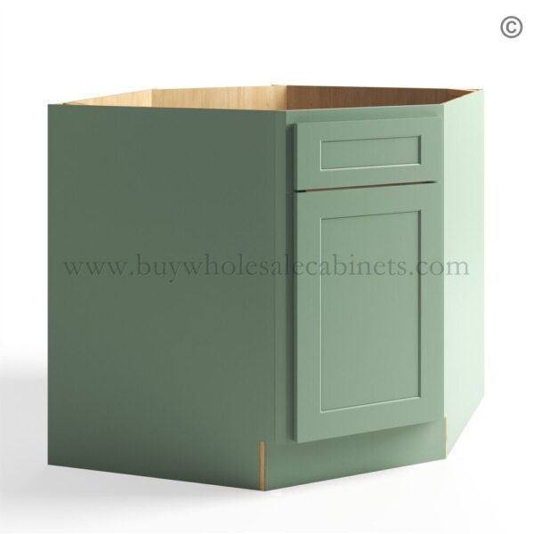 39 jade shaker closed sink base Angle cabinet sba36 1