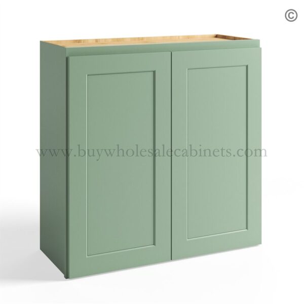 4 jade shaker closed 30 wall cabinet double door w3030 1