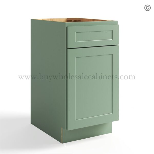 40 jade shaker closed base double waste basket cabinet bwb18 1