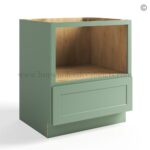 Jade Green Shaker Base Microwave Cabinet