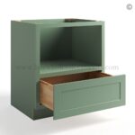 Jade Green Shaker Base Microwave Cabinet - Image 2
