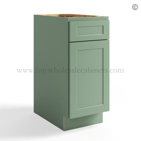44 jade shaker closed vanity base cabinet one door one drawer vb15 1